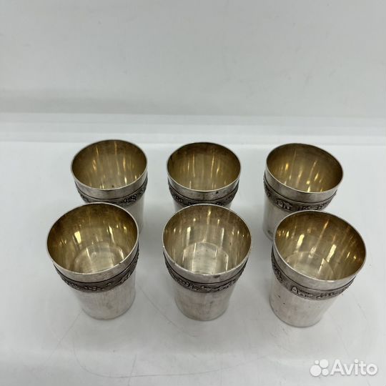Серебряные стопки 875 пробы