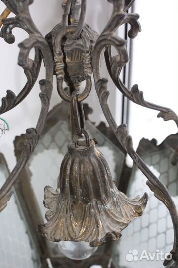 Люстра бронза