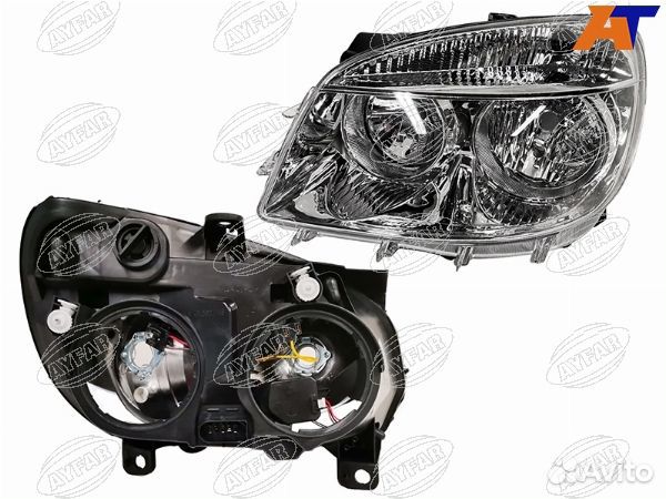 Фара fiat doblo 06-15 LH под электрокорректор