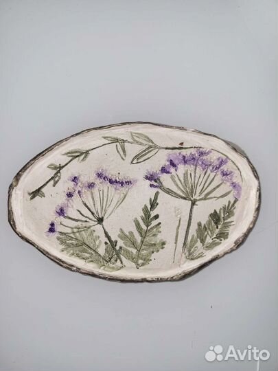 Тарелка декоративная ручной работы