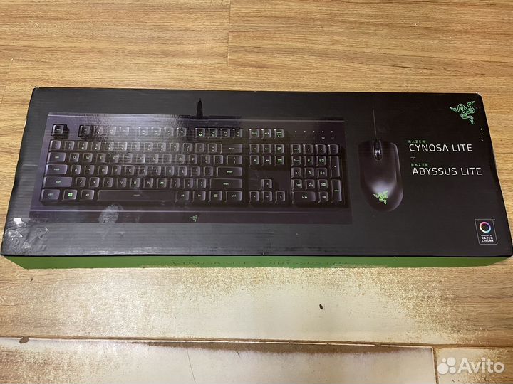 Игровые клавиатура и мышь razer