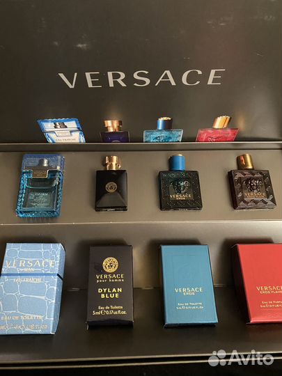 Набор миниатюр духов versace