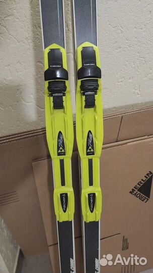 Лыжи беговые fisher LS combi+крепления+палки+боты