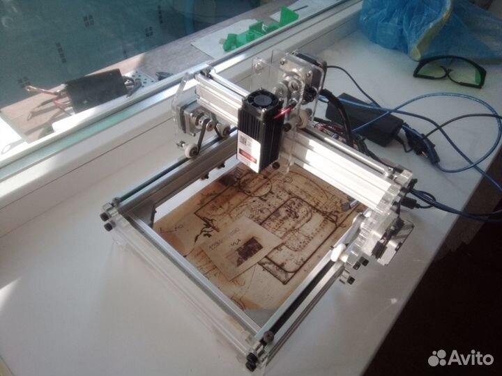 Лазерный гравер на arduino