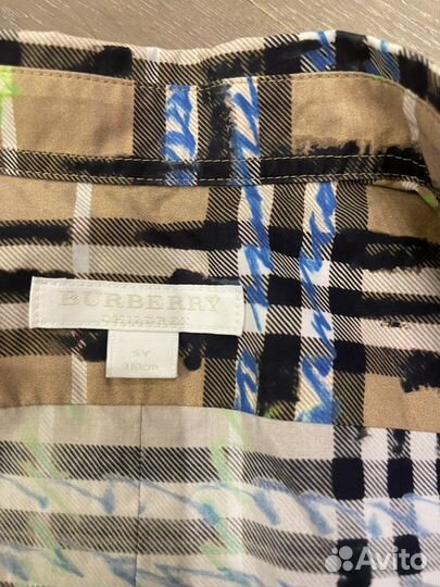 Burberry рубашка оригинал 110