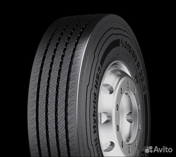 Continental conti hybrid HS3+ 385/55R22,5 рулевая