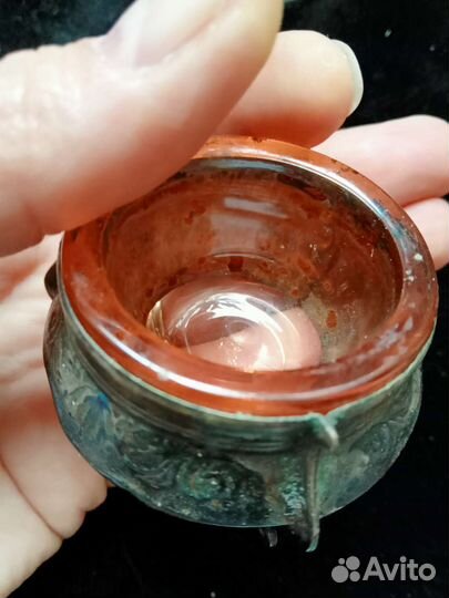 Солонка мельхиор