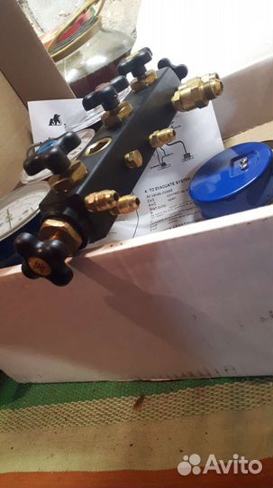 Манометрический коллектор пятивентильный под фреон