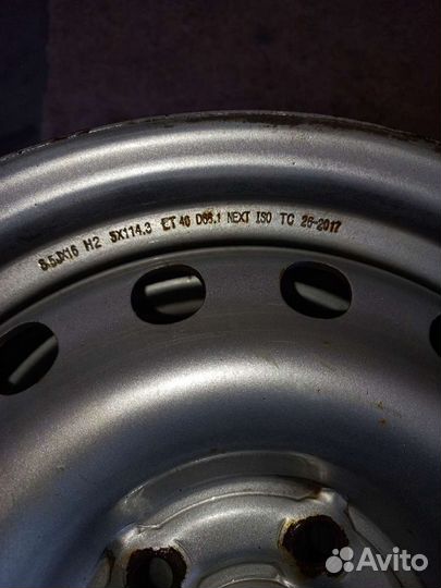 Диск 5x114.3 r16 1шт