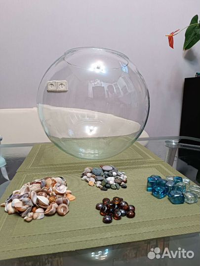 Аквариум круглый на 15 литров