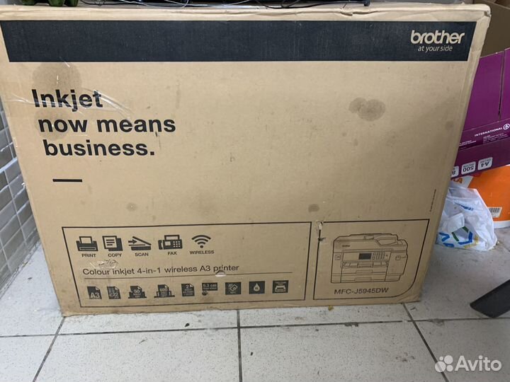 Новое Цветное мфу формата А3 Brother MFC-J5945DW