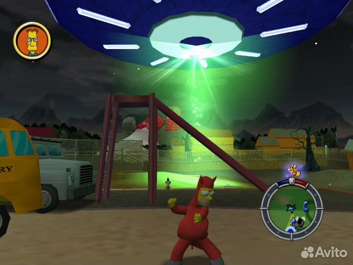 The Simpsons Hit Run, б/у, незнач.царап. (PS2)