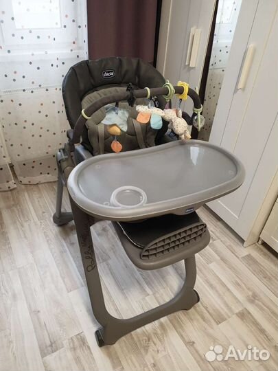 Стульчик для кормления chicco polly magic relax