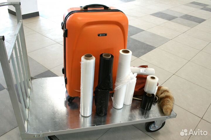 Стрейч пленка черная, прозрачная, любая ручная