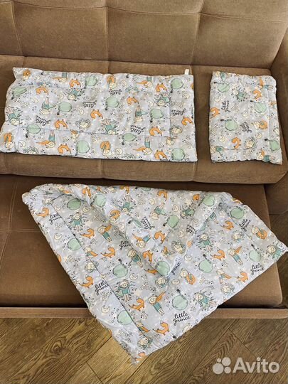 Матрас подушка одеяло в коляску или люльку