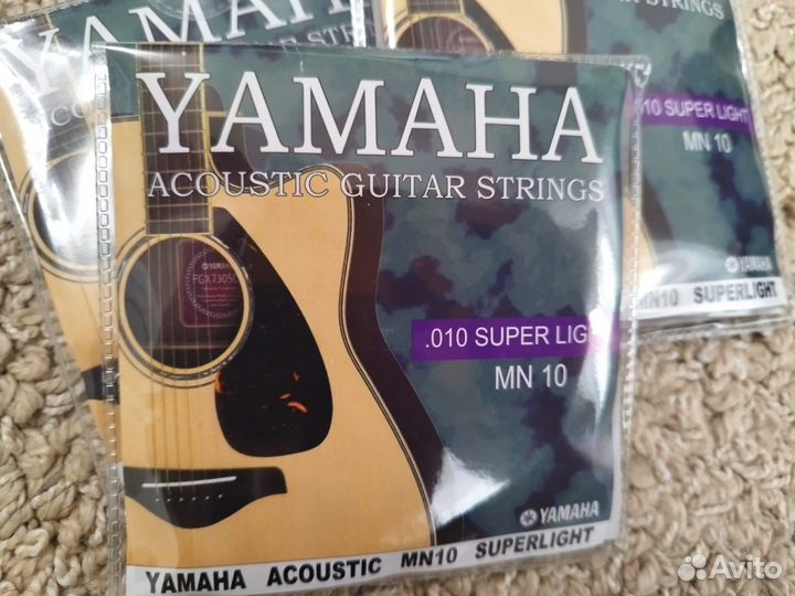 Струны для акустической гитары Yamaha Light 10-47