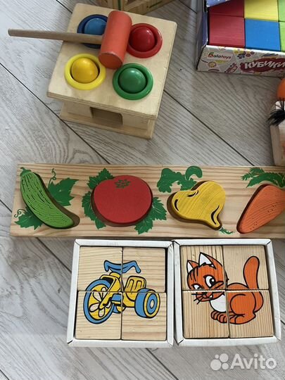 Кубики, игрушки детские деревянные