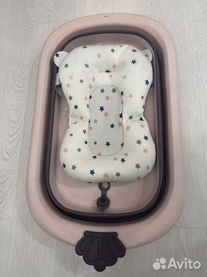 Детская ванночка складная с гамачком