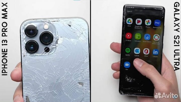 Замена разбитого стекла iPhone 13 pro