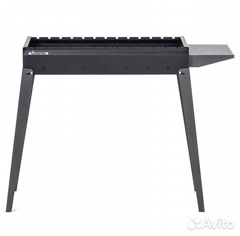 Вместительный мангал с складными ножками