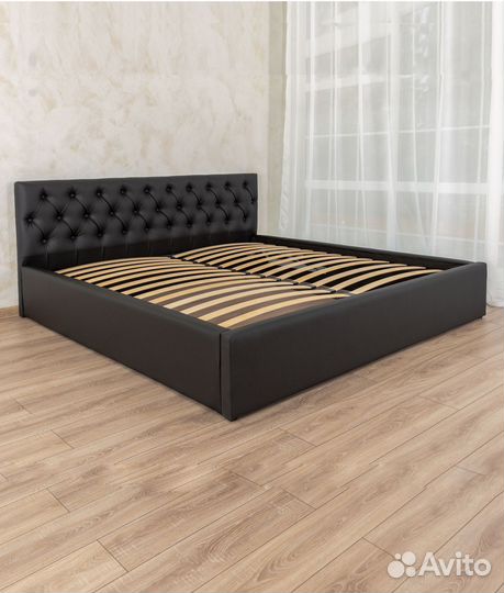 Кровать 180х200 черная Барселона