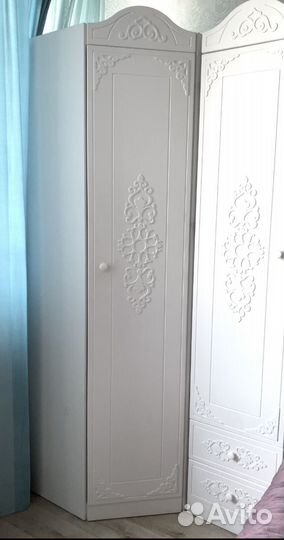 Хофф. Угловой шкаф белый из мдф