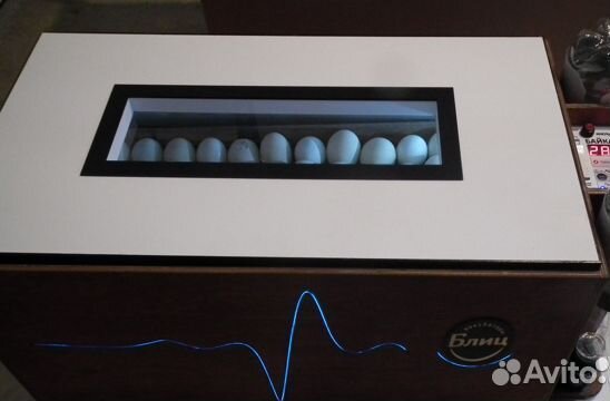 Удобный инкубатор Блиц Байкал до 72 яиц цифровой