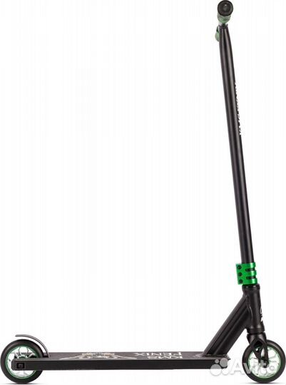 Самокат KMS fenix SK-418 черно-зеленый May11