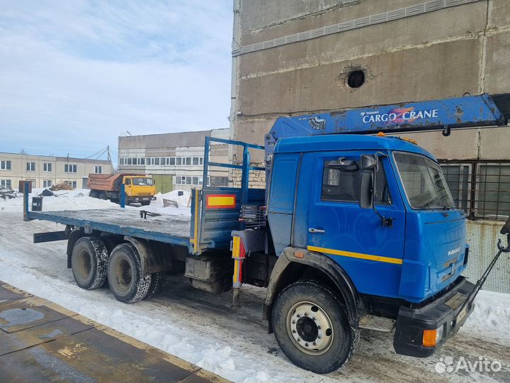 Аренда и услуги манипулятора, стрела 3 т, 10 м, борт 10 т, 6.1 м