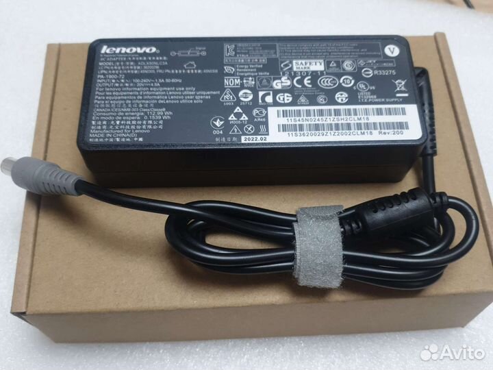 Блок питания для ноутбука Lenovo 90w круглый