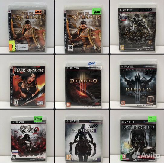 Диски на PS3 NineSet34