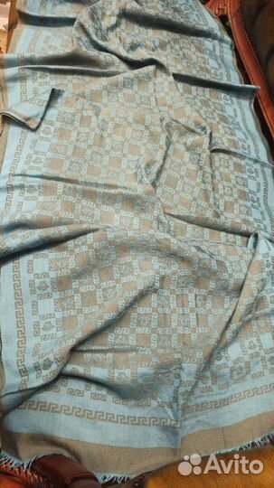 Палантин теплый versace шерсть италия