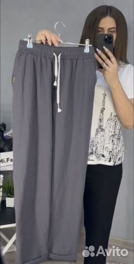 Брюки женские новые жатка р.48/50