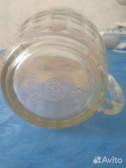 Бутылка детская стеклянная, пивная кружка СССР