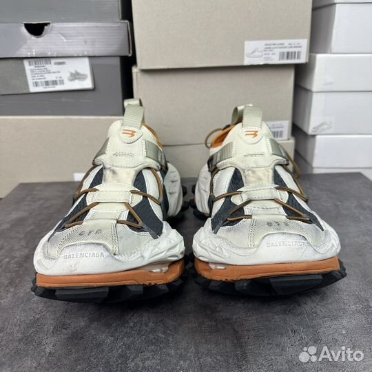 Balenciaga Hike Sneakers Orange