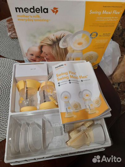Молокоотсос medela swing maxi flex электрический