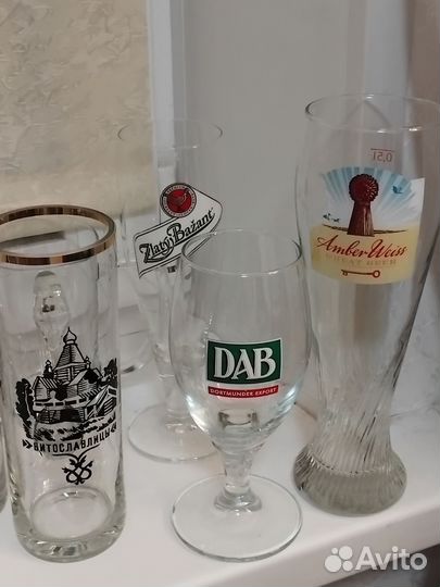 Пивные кружки и бокалы