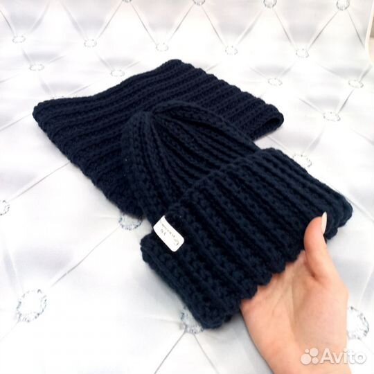 Шапка и снуд ручной работы