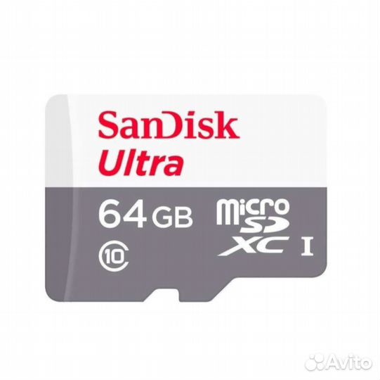 Карта памяти Microsd SanDisk 64 gb