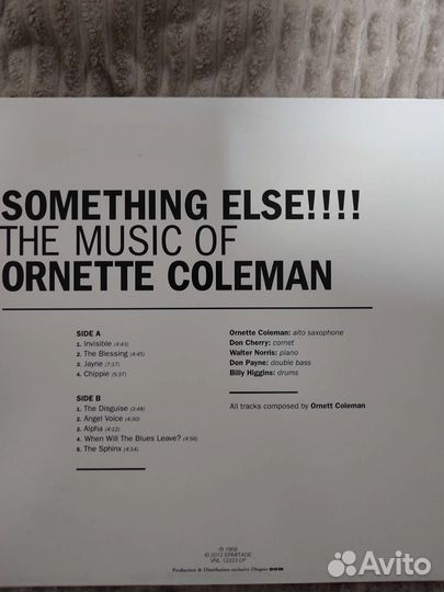 Ornette Coleman - Something Else