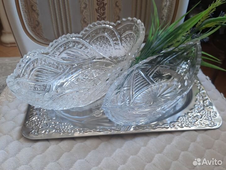 Поднос Хрусталь Ваза