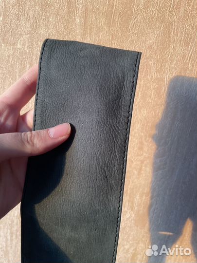 Замшевый натуральный ремень