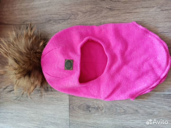 Шапка шлем для девочки