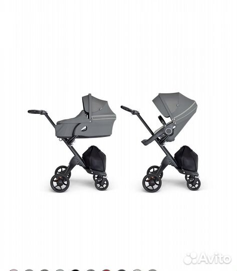 Коляска stokke xplore v6 2 в 1 с допами
