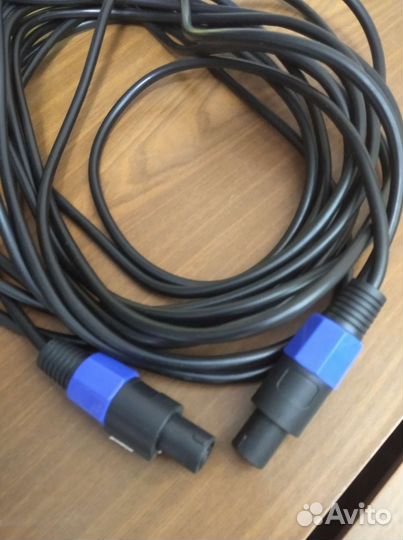 Кабель speakon-speakon, 10 м, 2 шт