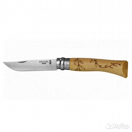 Нож складной Opinel 7 Nature 001551, 80 мм, самшит