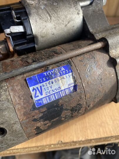 Стартер toyota corolla 150