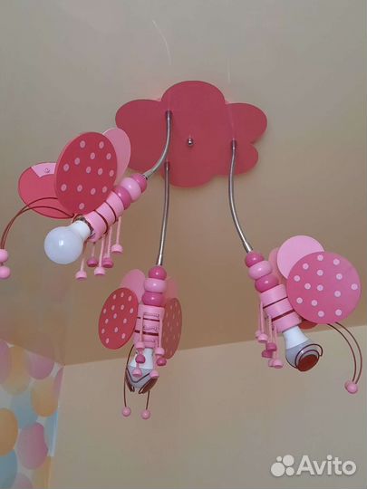 Люстра в детскую комнату