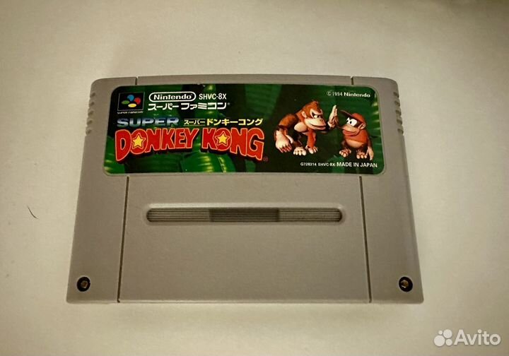 Donkey kong country Super Famicom SET 3 картриджа