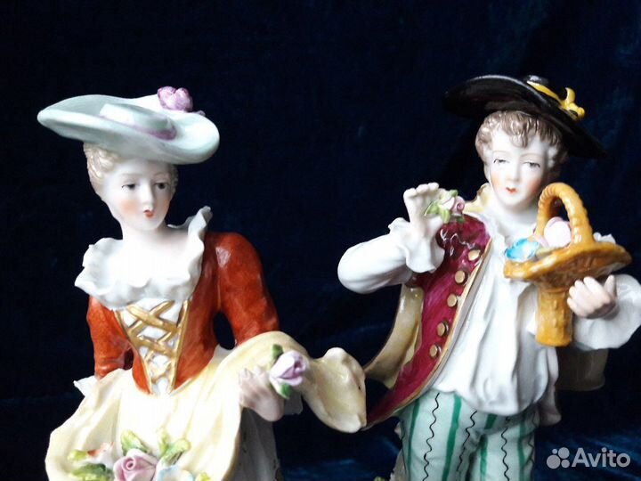 Фарфор Германии статуэтка парные